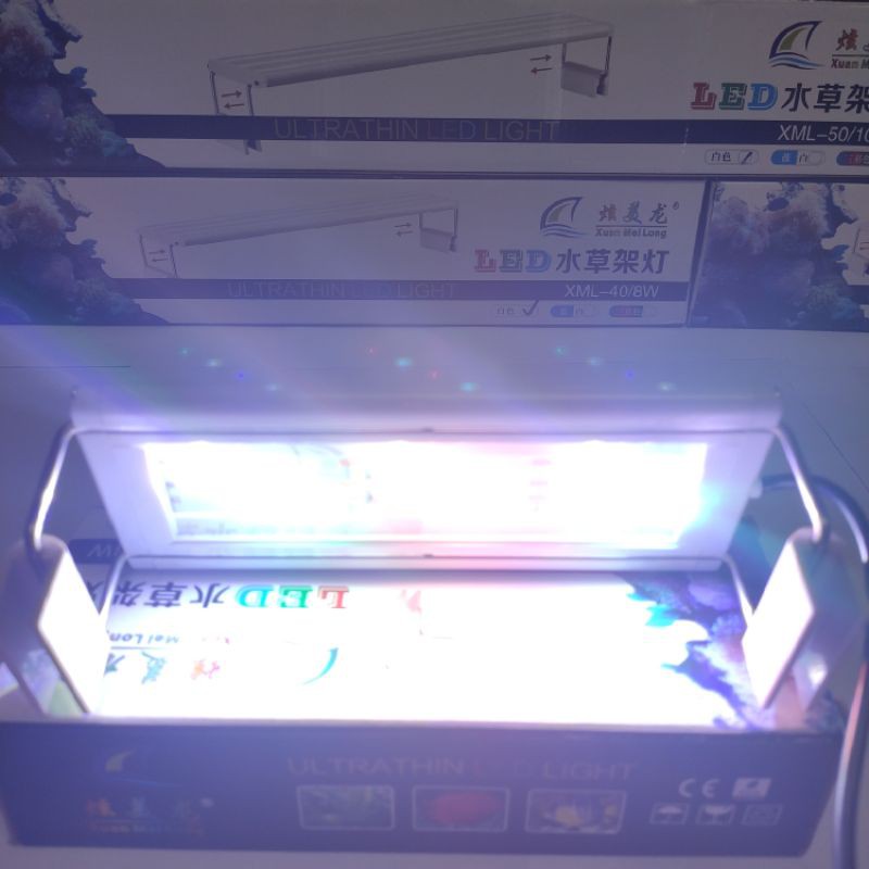 Đèn Led thủy sinh XML 3 chế độ sáng cho bể 20cm 30cm 40cm 50cm 60cm