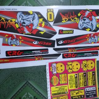 Tem rời dream bull dog đặt in
