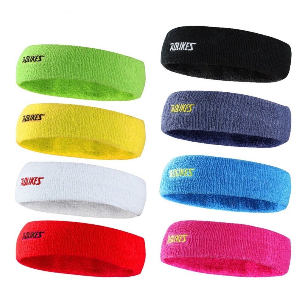 Băng đô thể thao , Tập gym - yoga - chạy bộ - đạp xe thấm hút mồ hôi, có viền silicon chống tuột.