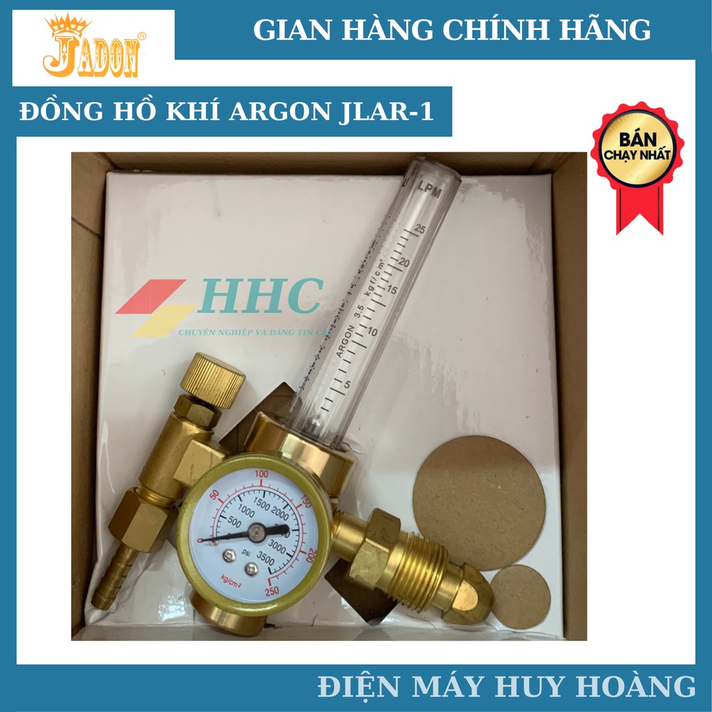 Đồng hồ khí Argon tiết kiệm khí loại cao cấp hiệu Jadon