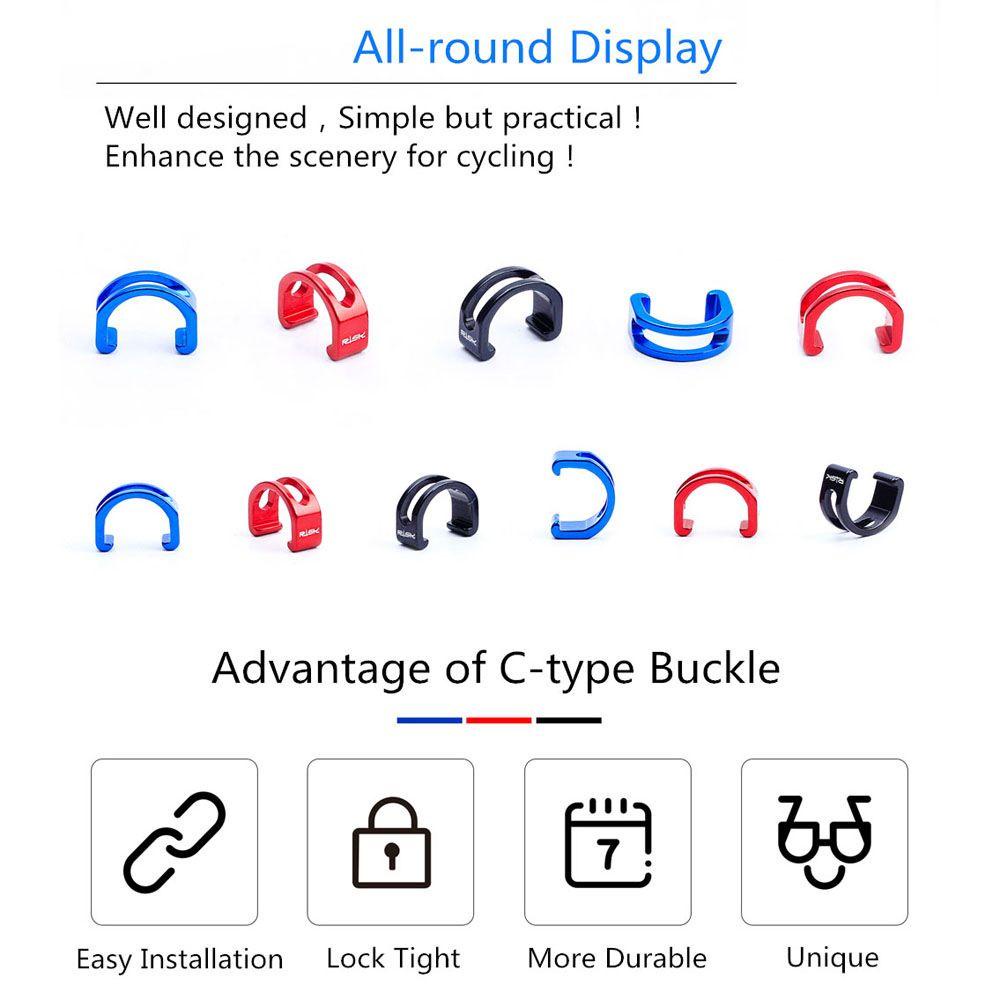 Kẹp Chữ U Cố Định Dây Phanh Xe Đạp Leo Núi MTB