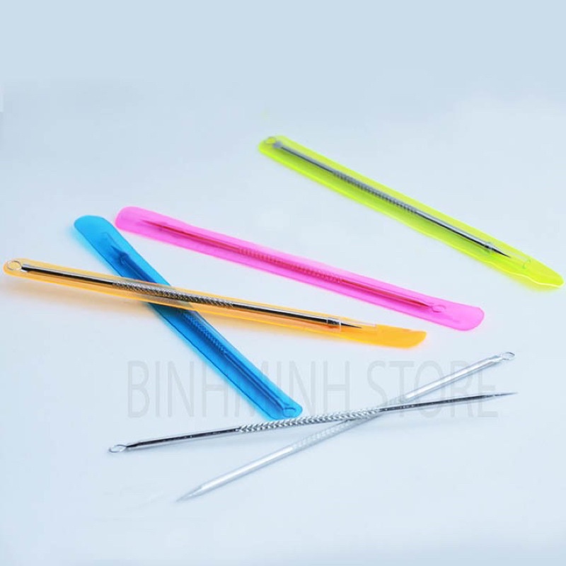 Que Nặn Mụn 2 Đầu Bằng Thép Không Gỉ