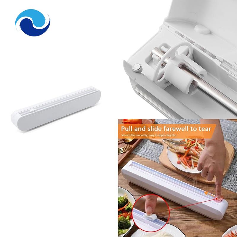 Hộp Đựng Màng Bọc Thực Phẩm Kèm Giá Đỡ Cắt Tiện Lợi