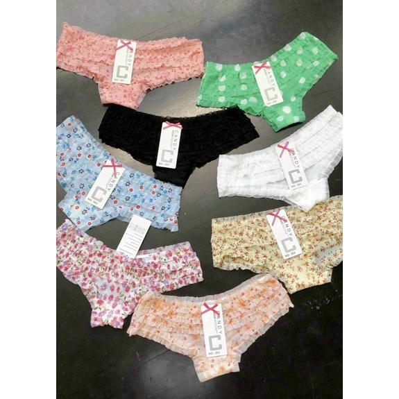 Quần lót lưới ren tầng siêu xinh