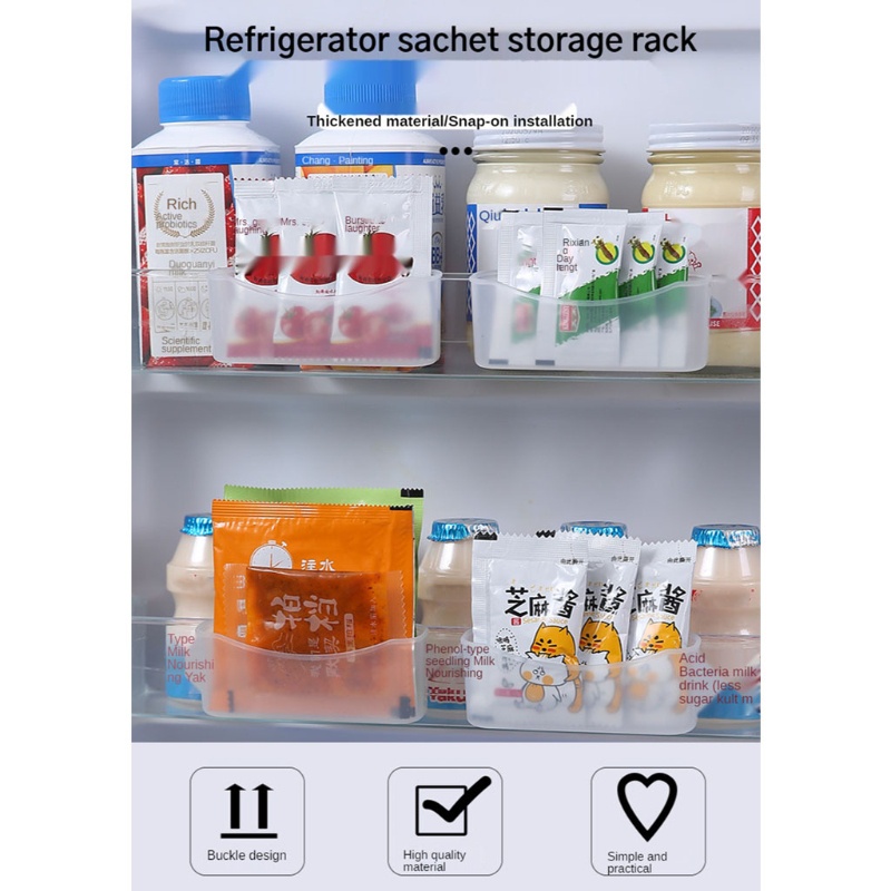 Set 2 Giá Đỡ Treo Tủ Lạnh Đựng Đồ Dùng Tiện Lợi