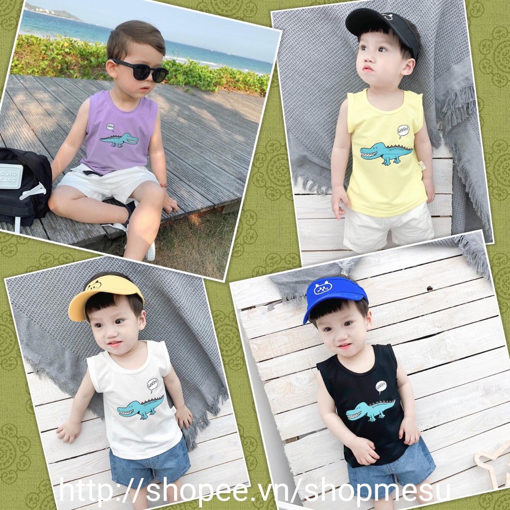 [COMBO 2 ÁO] phông in hình cá sấu