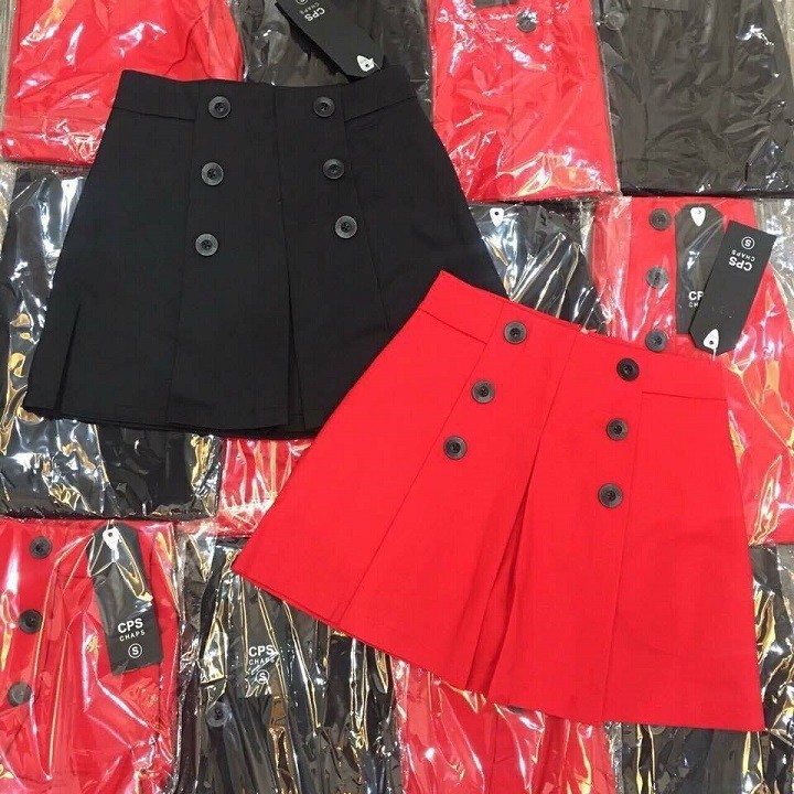 quần giả váy chữ A viền cúc _quần váy công sở | BigBuy360 - bigbuy360.vn