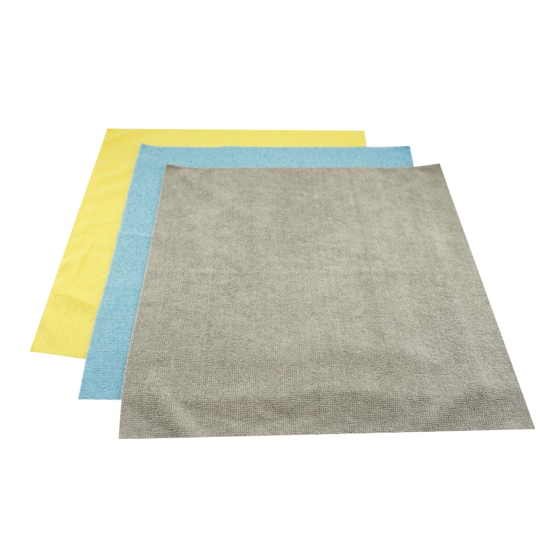 Khăn Lau Vệ Sinh Nội Thất Ngoại Thất Ô Tô Không Viền Sợi Microfiber Siêu Bền Kích Thước 40x40cm