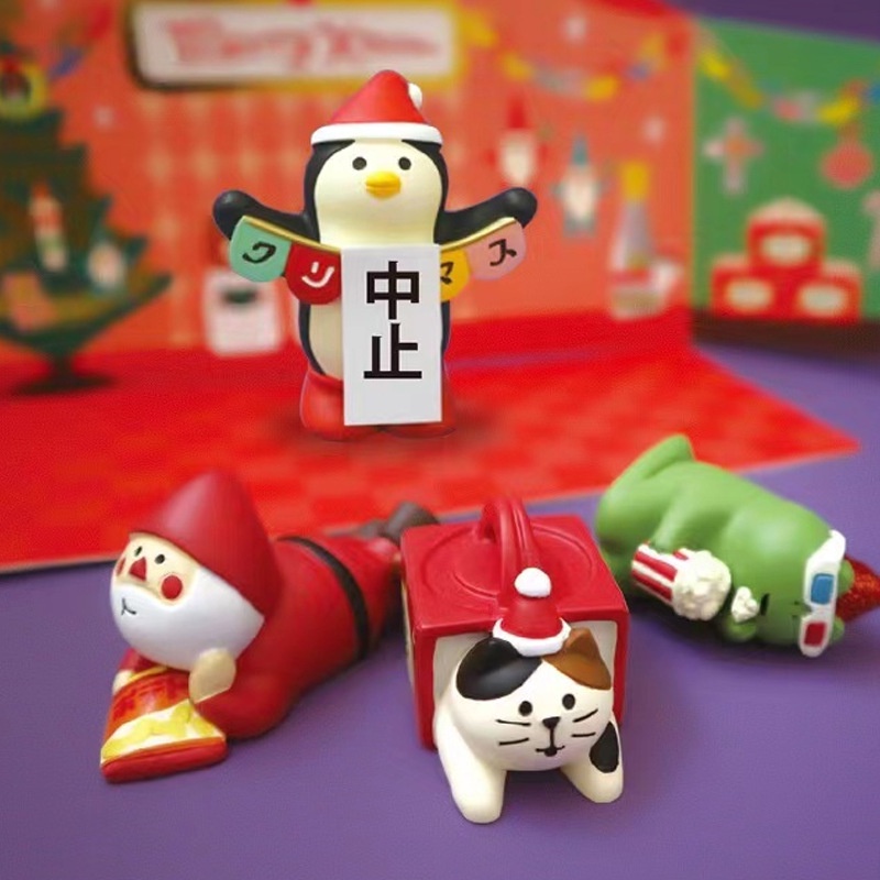 Decole Nhỏ Objects✿Mô Hình Ông Già Noel D22-45 Trang Trí Giáng Sinh