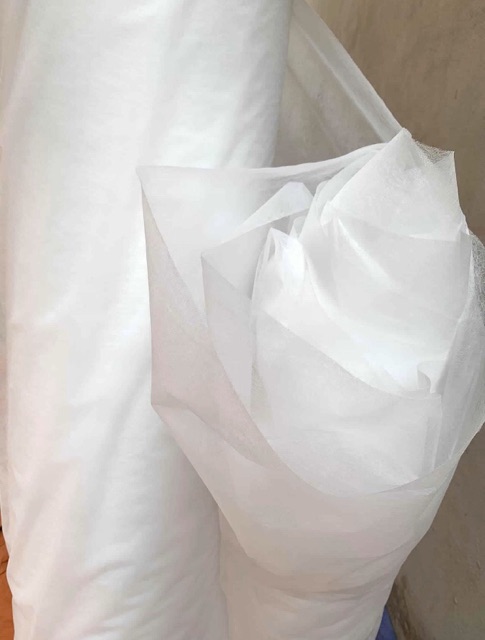 Combo may khẩu trang vải+chun:1mvải không dệt+2mvải kháng khuẩn+3mchun