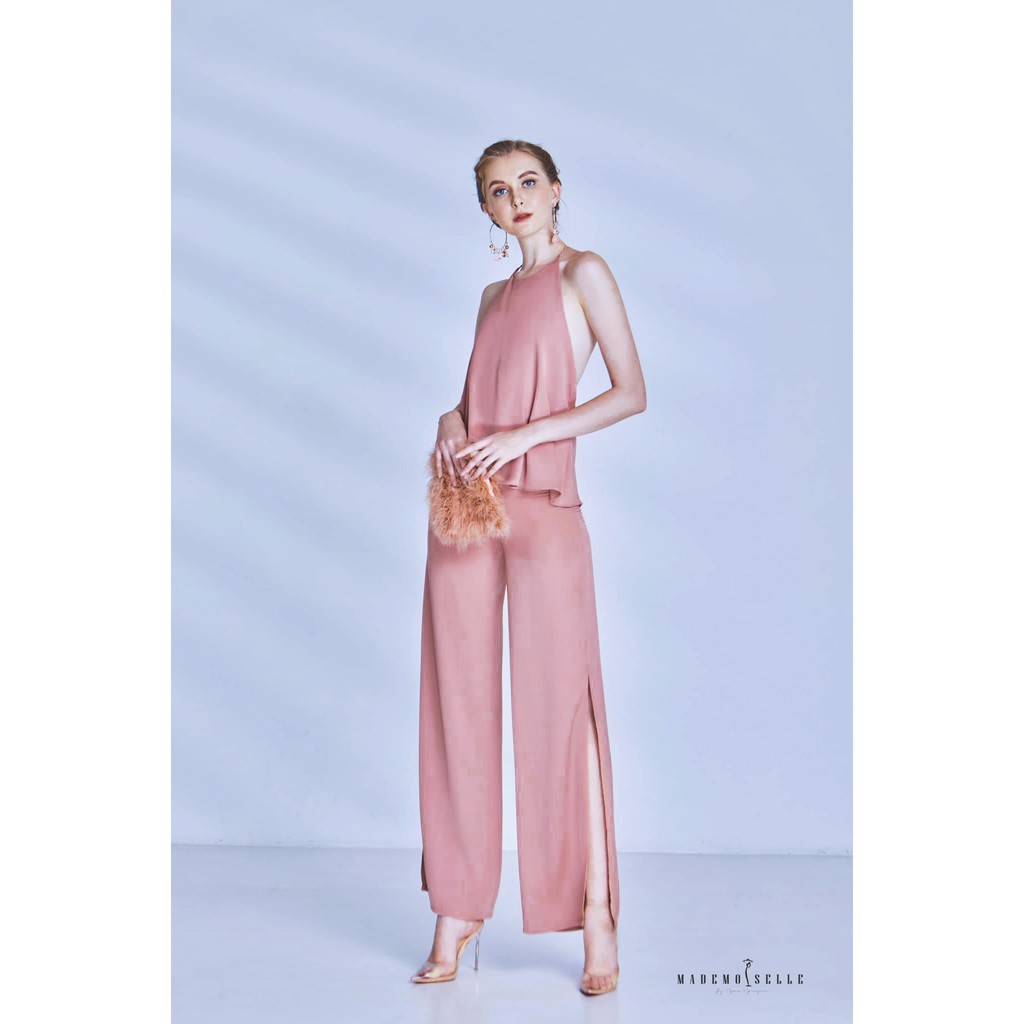 Flamingo Set - Yếm và quần tơ tằm Flamingo