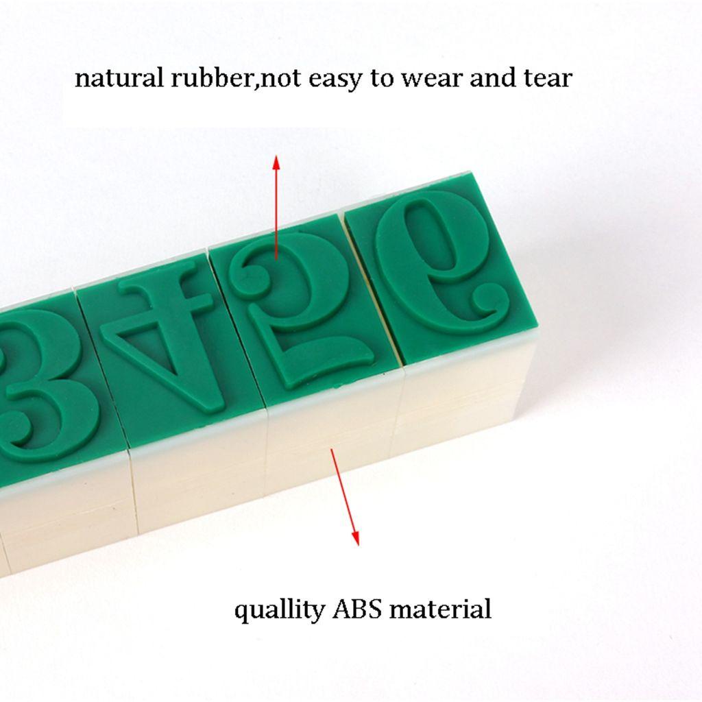 1 Bộ Con Dấu Số Làm Sổ Tay DIY