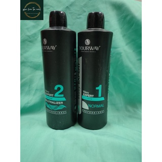 Uốn lạnh yourway 500ml x2 normal dùng cho tóc thường - trường thọ, tđ