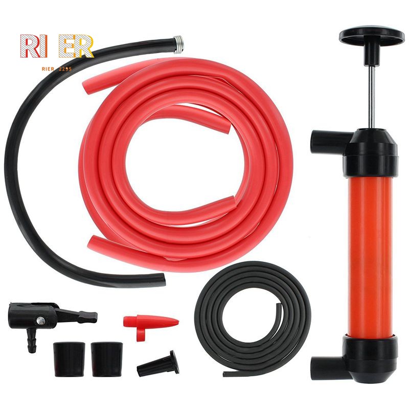 Bộ hút chất lỏng chiết xuất nhiên liệu cho dầu/ xăng/ nước/ chất lỏng/ không khí Syphon đa năng có ống nhúng que thử