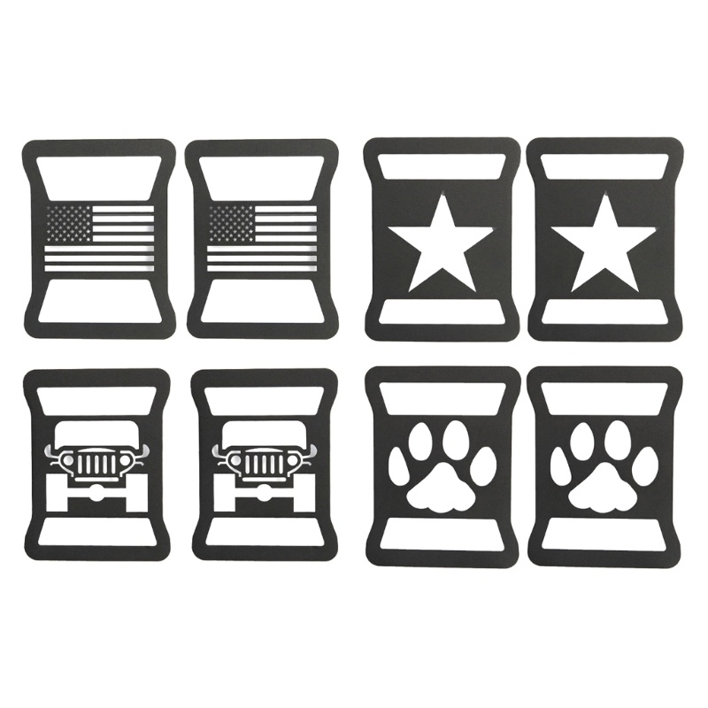 Ốp Bảo Vệ Đèn Đuôi Xe Bằng Kim Loại Cho 2018-2013