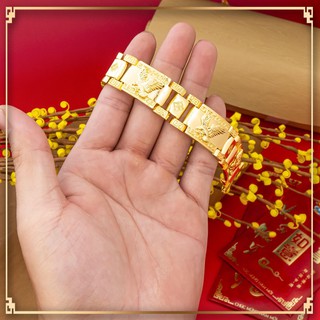 Lắc Tay Nam Mạ Vàng 18K Đại Bàng Tung Cánh - 17226.02280( 01 Chiếc ) - Đi Chơi, Dự Tiệc Rất Ngầu