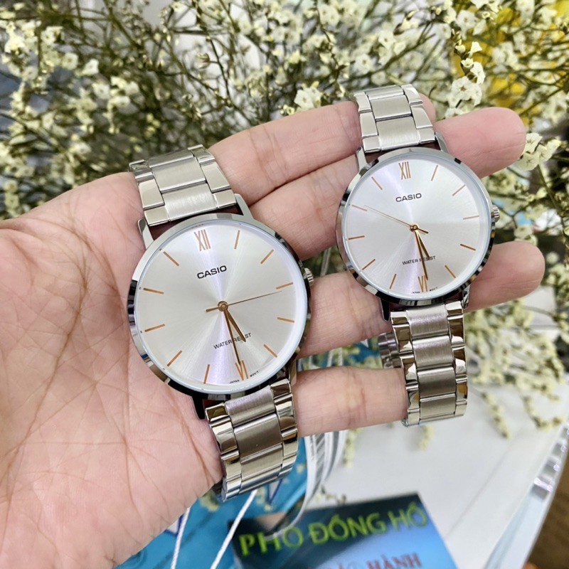 Đồng hồ nam dây kim loại Casio Anh Khuê MTP-VT01D-7BUDF