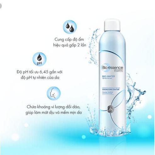 Nước khoáng Bio-Essence Bio-Water Water Energizing 300ml dưỡng da ẩm mượt mịn màng