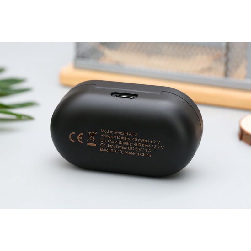 Tai nghe Bluetooth True Wireless Mozard Air 3 Đen