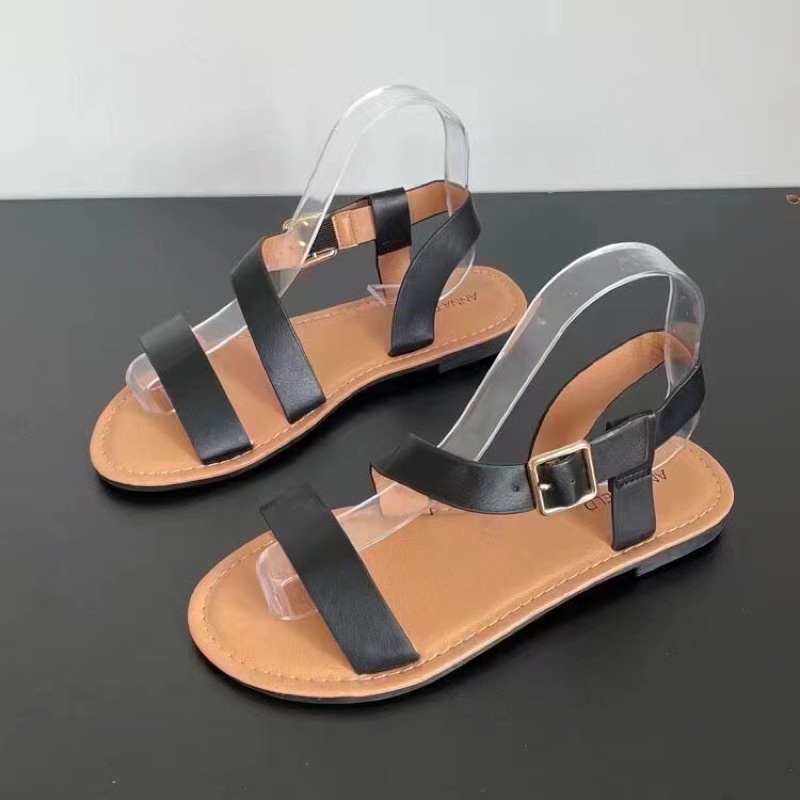 Sandal nữ Anna Field  Dép quai hậu nữ xuất dư 0622