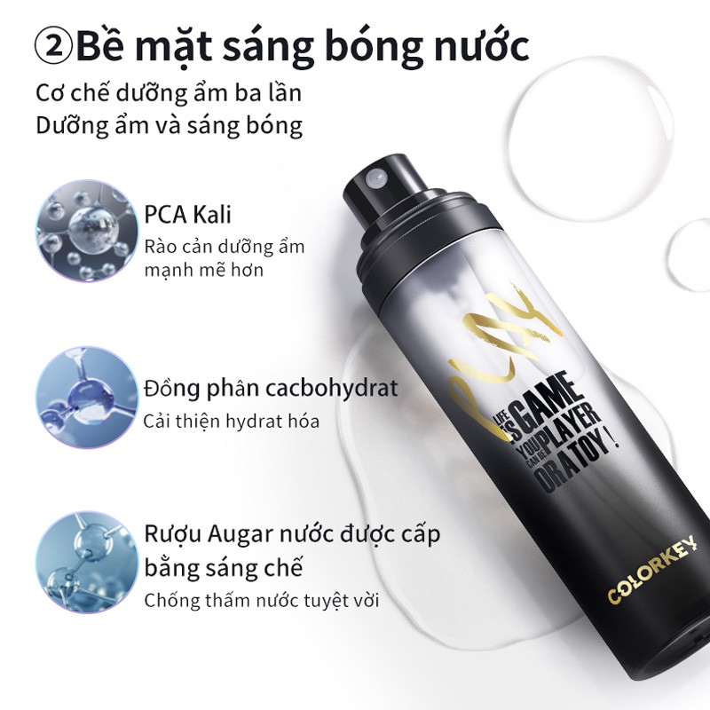 Colorkey Makeup Setting Spray Dual Finish Oil Control Long Lasting Moisture Cosmetic 50ml | BigBuy360 - bigbuy360.vn