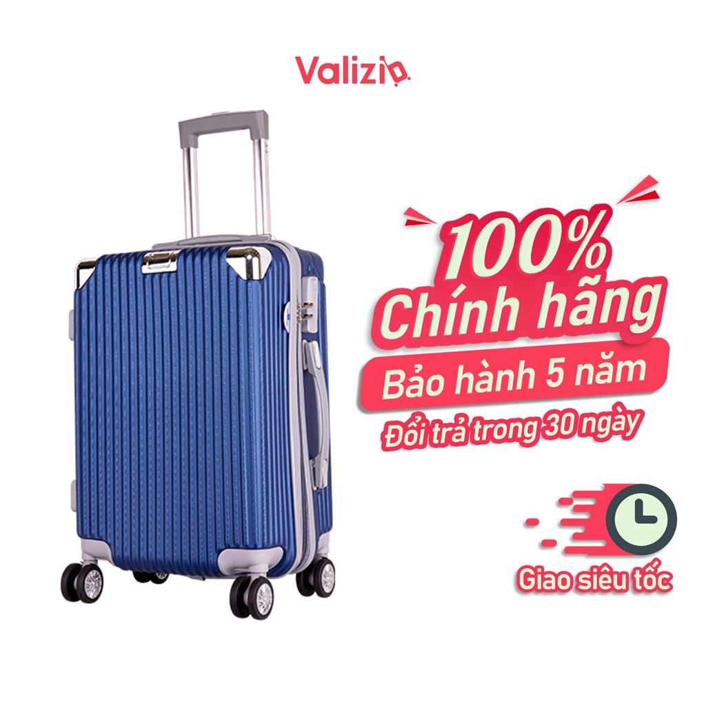 Vali kéo chống va đập siêu bền, Vali du lịch tay kéo nhôm không rỉ sét VALIZIO 841