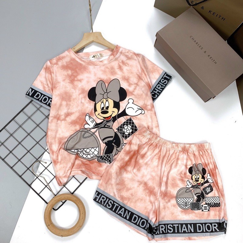 Set bộ áo 3D+ sooc’ mát đẹp [HOT NHẤT] chất cotton lạnh