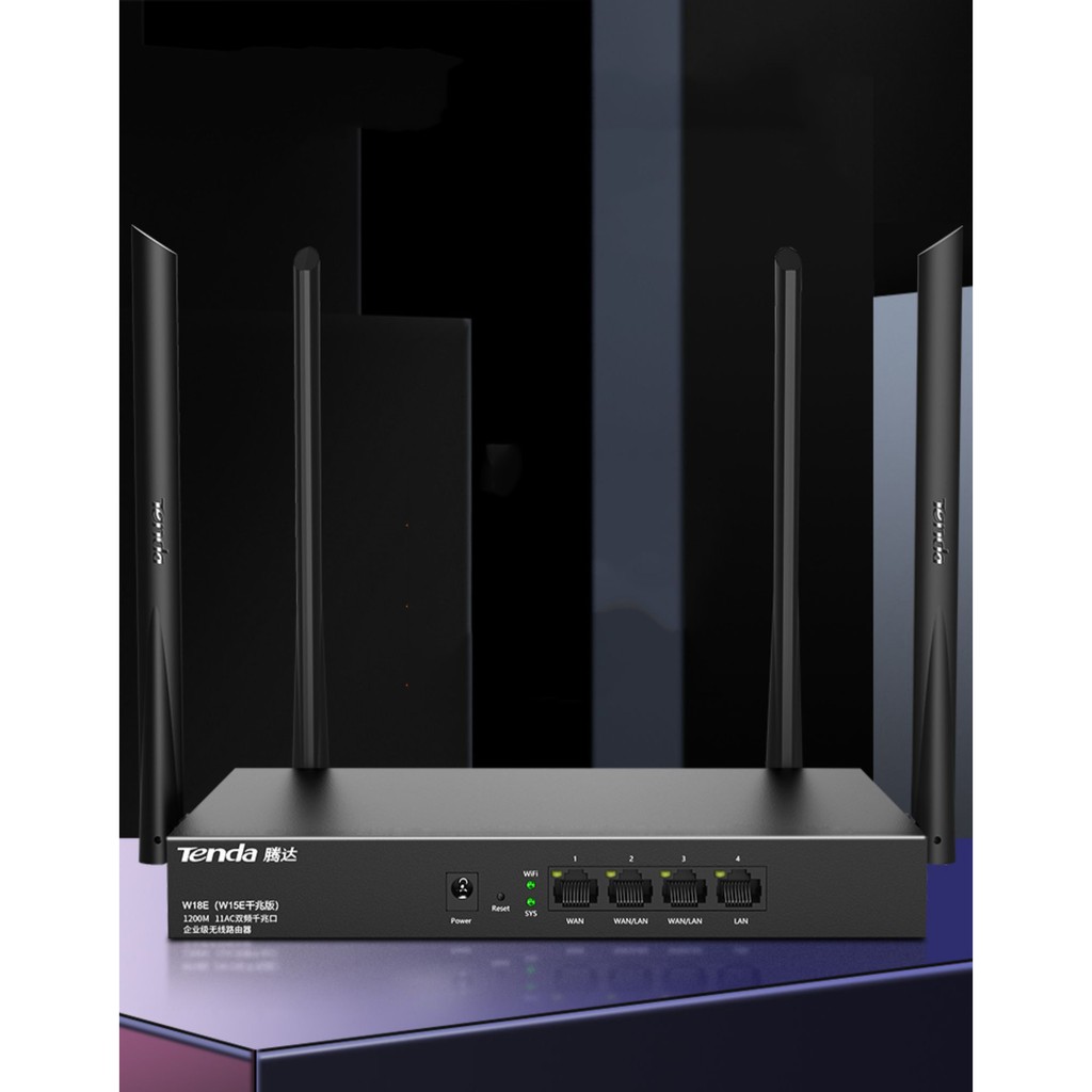 ⚡Bộ phát WIFI Tenda w15e ac1200Mps mạng doanh nghiệp 50 user ⚡vùng phủ sóng 300m2 4 ăn ten phát sóng cực mạnh⚡Freeship | BigBuy360 - bigbuy360.vn