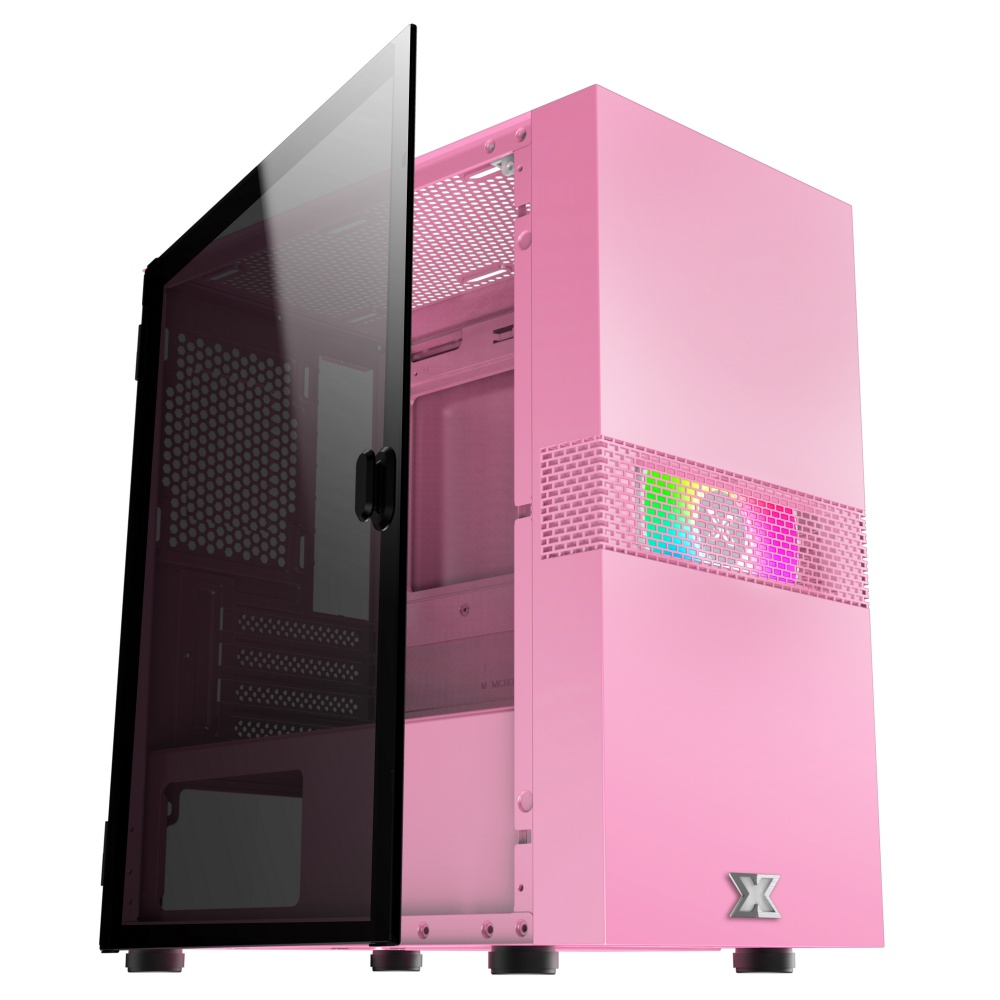 Vỏ Case XIGMATEK FADIL QUEEN 1F - M-ATX, 1 SIDE TEMPERED GLASS, 1 FAN X20F