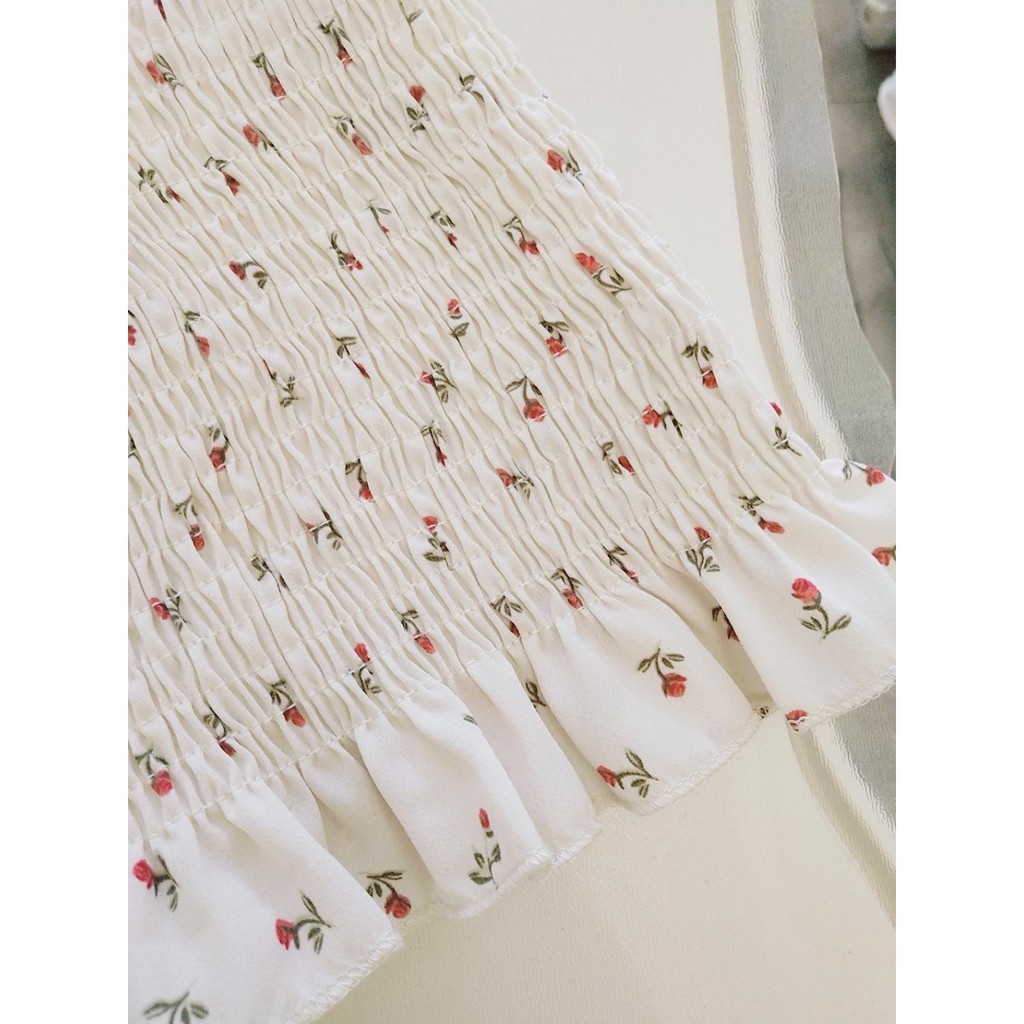 Áo Hai Dây In Hoa Thời Trang Nữ Tính