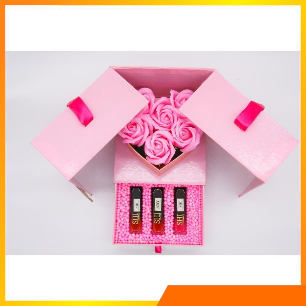 SÉT SON QUÀ TẶNG- SON KHÔNG CHÌ Son SHI- Son Kem Bền Màu, An Toàn ( 100% CHÍNH HÃNG) V V V . | BigBuy360 - bigbuy360.vn