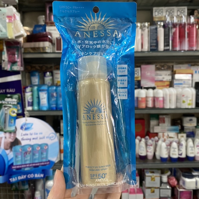( Chuẩn Hàng) Xịt chống nắng bảo vệ da hoàn hảo Anessa Perfect UV Sunscreen Skincare Spray 31ml