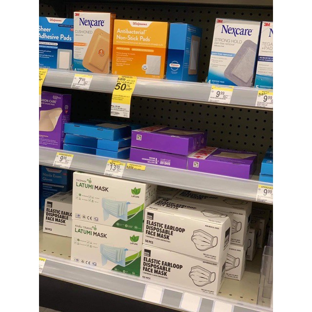 1 Hộp Khẩu Trang Y Tế Cao Cấp 4 Lớp Vải 3d Thông Thường Hộp 50 Cái Đạt Chuẩn Hàn Quốc nino.shop06 | BigBuy360 - bigbuy360.vn