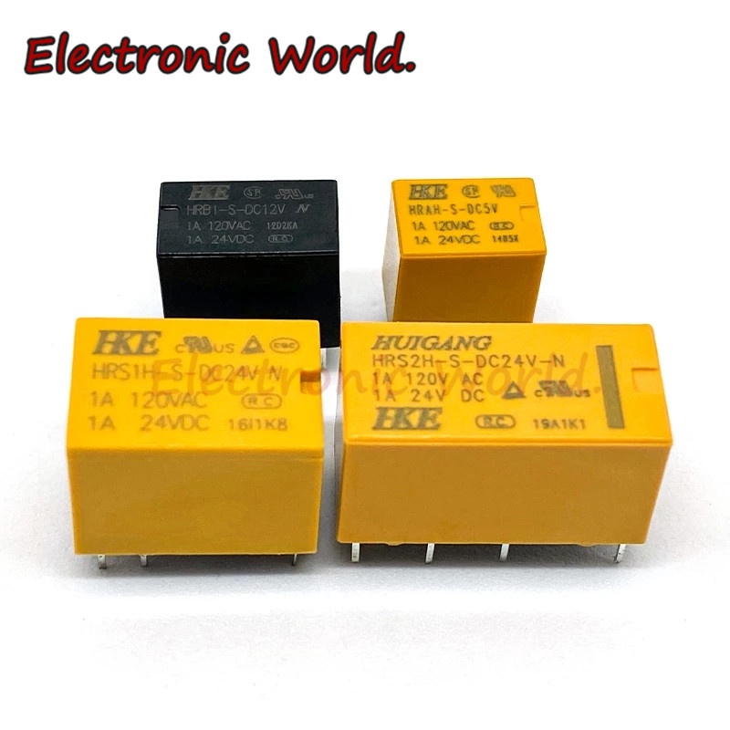 Rơ le HKE HKE HRS1H HRS4H-S-DC5V DC12V DC24V -C-N dành cho xe hơi