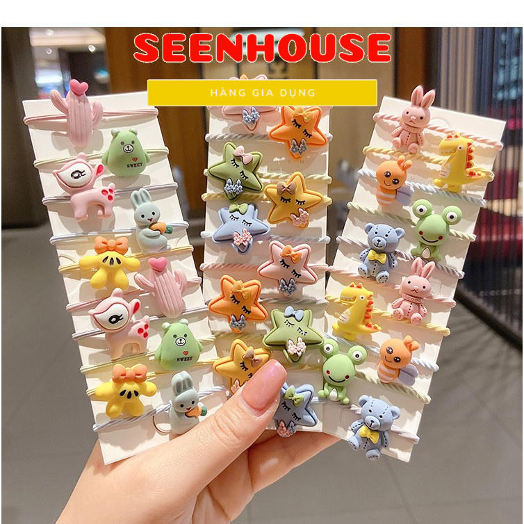 Set 10 Dây Buộc Tóc Cho Bé Dễ Thương