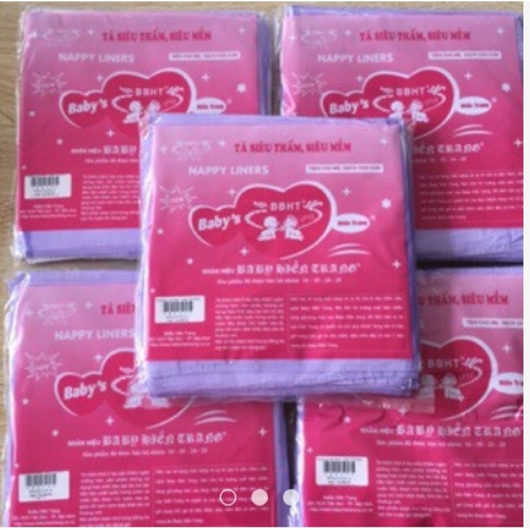 Lót phân xu tím Hiên Trang Bịch Đại (18-20 miếng 1 gói)