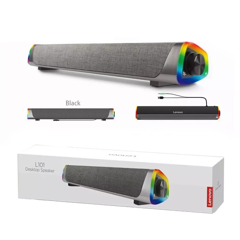 [Mã ELHACE giảm 4% đơn 300K] Loa có dây soundbar chính hãng Lenovo L101 - Âm thanh vòm 4D - Chất lượng Hi-Fi