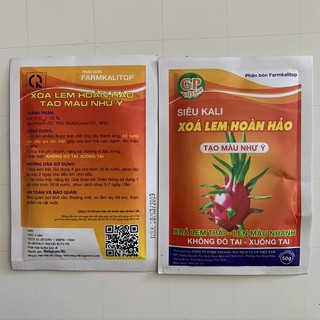 Phân bón Siêu kali xóa lem hoàn hảo, tạo màu như ý - Farmkalitop