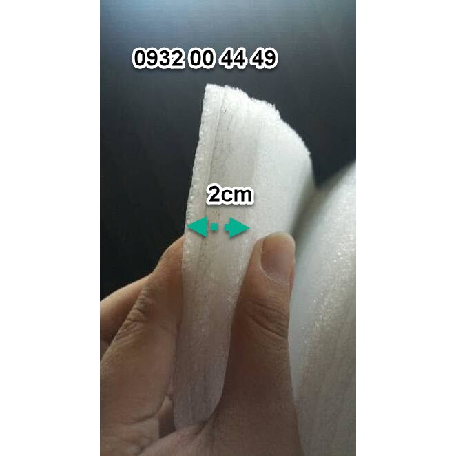 Tấm Mút Xốp PE Foam Dày 20mm/ 2cm Khổ 50cmx50cm