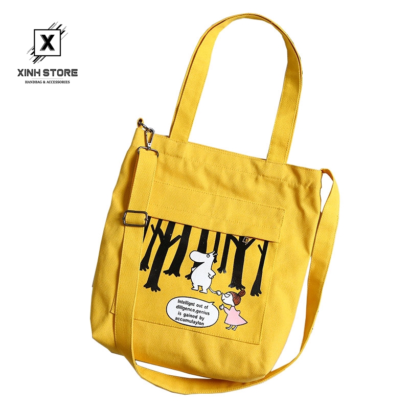 Túi Vải Tote XinhStore Hình Ngựa Rừng