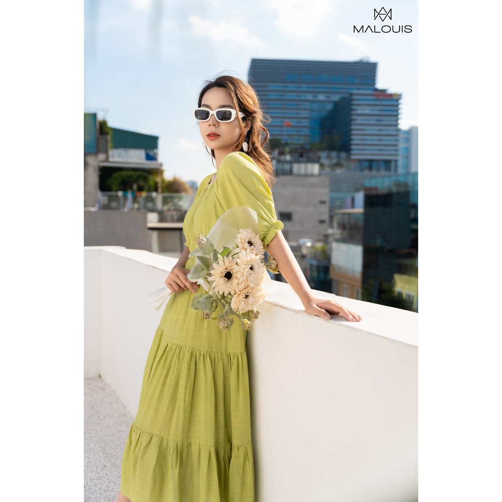 Đầm maxi chun eo trễ vai Helen Dress - M149