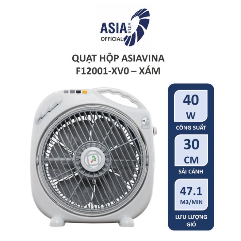 -  Quạt hộp Asia B3 F12001 - Màu ngẫu nhiên - Hàng chính hãng