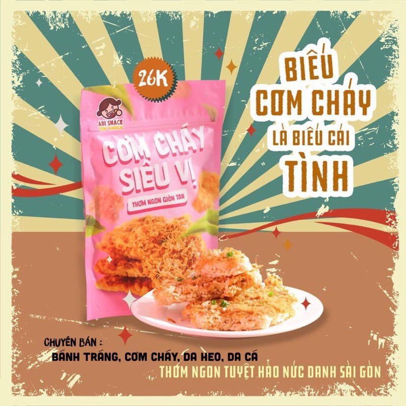 Cơm cháy siêu vị ABI - Hàng chính hãng ABI SNACK