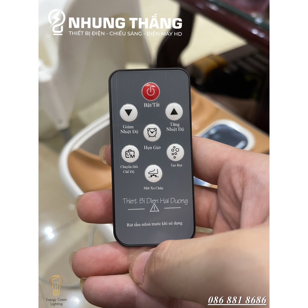 Bồn Ngâm Chân - Massge Chân Cao Cấp Chigo ZG-H182 - Dùng Cho 2 Người - Massage Tự Động Bằng Con Lăn - Điều Khiển Từ Xa
