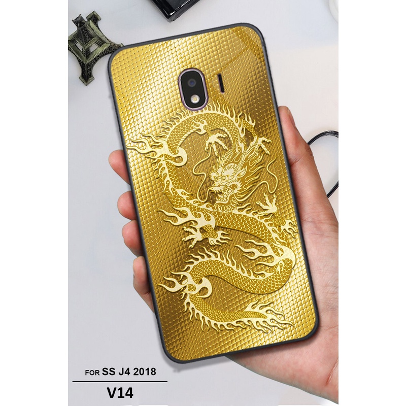 Ốp lưng SAMSUNG J4 in hình rồng 3D cực đẹp