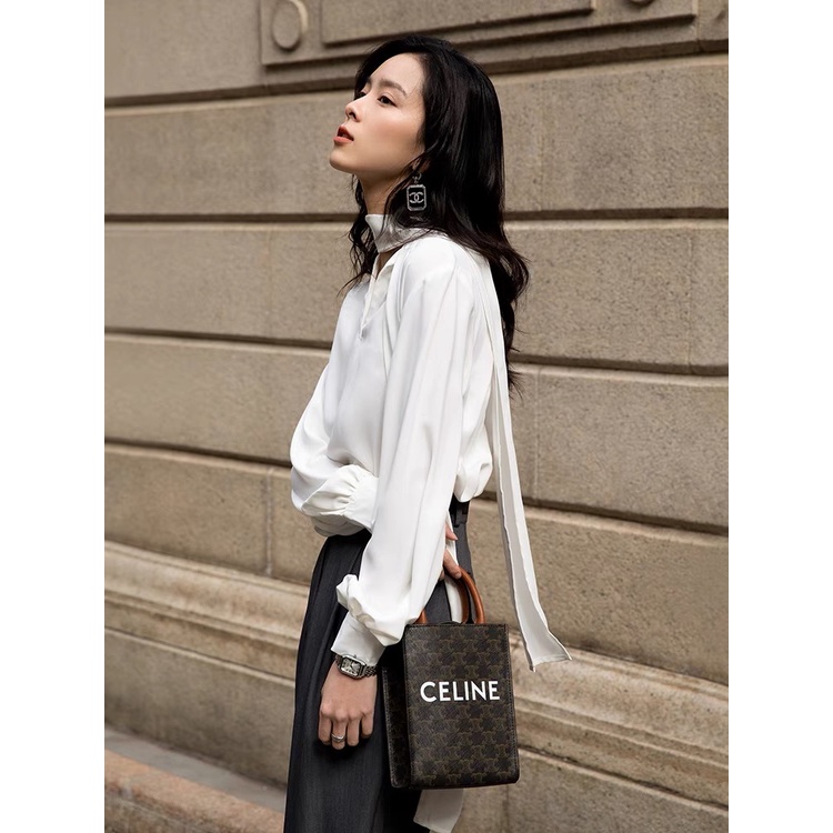 Áo sơ mi tay dài ALENA Fashion áo sơ mi nữ tay bồng sơ mi thiết kế lụa Hàn công sở phong cách tiểu thư sang chảnh SM003