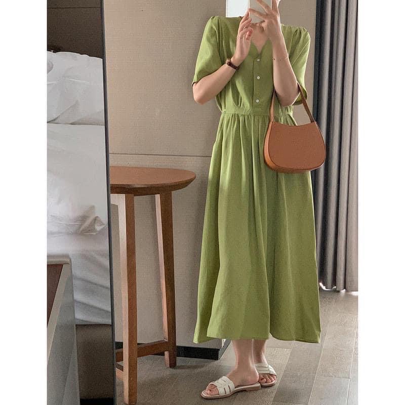 Đầm xanh bơ 110