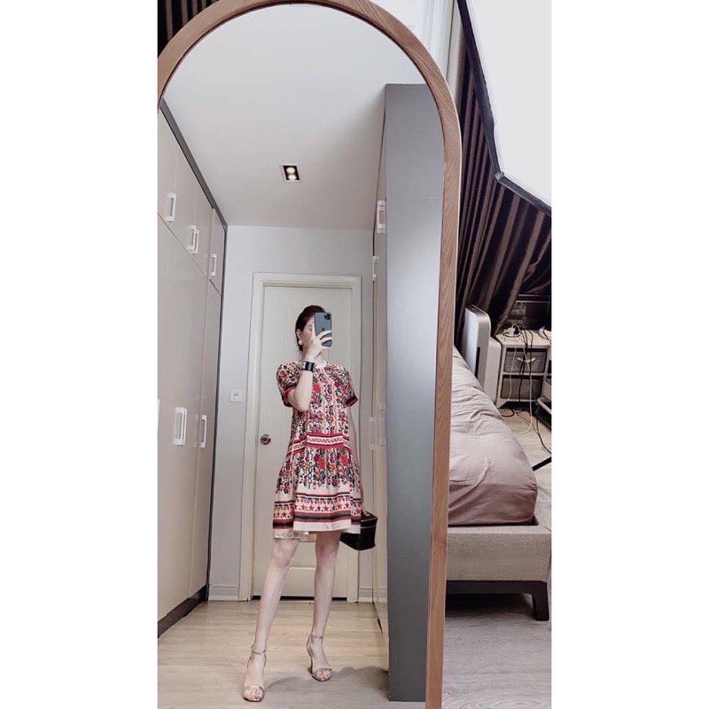 đầm bầu bigsize , đầm bầu dáng suông , thổ Cẩm TkuTrang