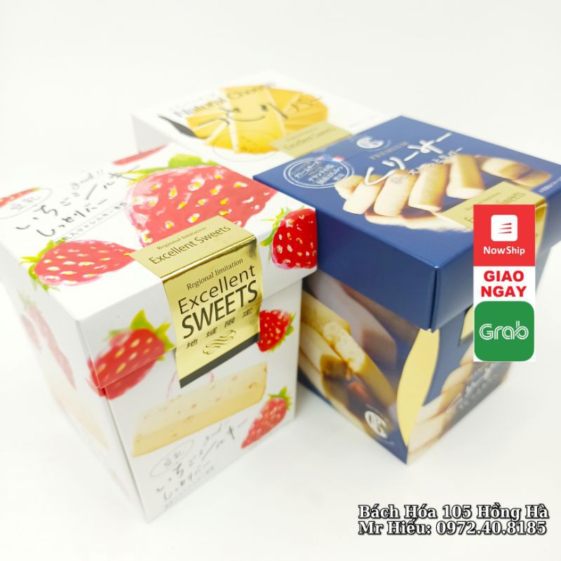 [Date T5/2021] Bánh Excellent Sweets Nhật Bản 10 cái