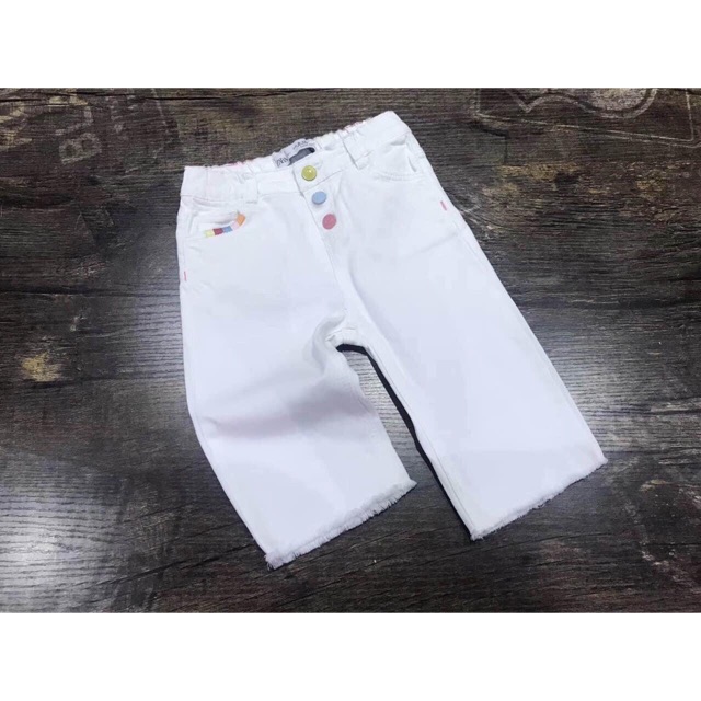 Quần jeans trắng ZR BG size 9/12-3/4y